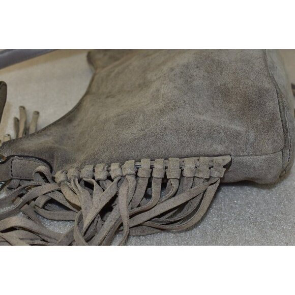 Michael Kors BILLY Women's Brown Bag Fringe Crossbody Messenger Purse - Picture 10 of 16